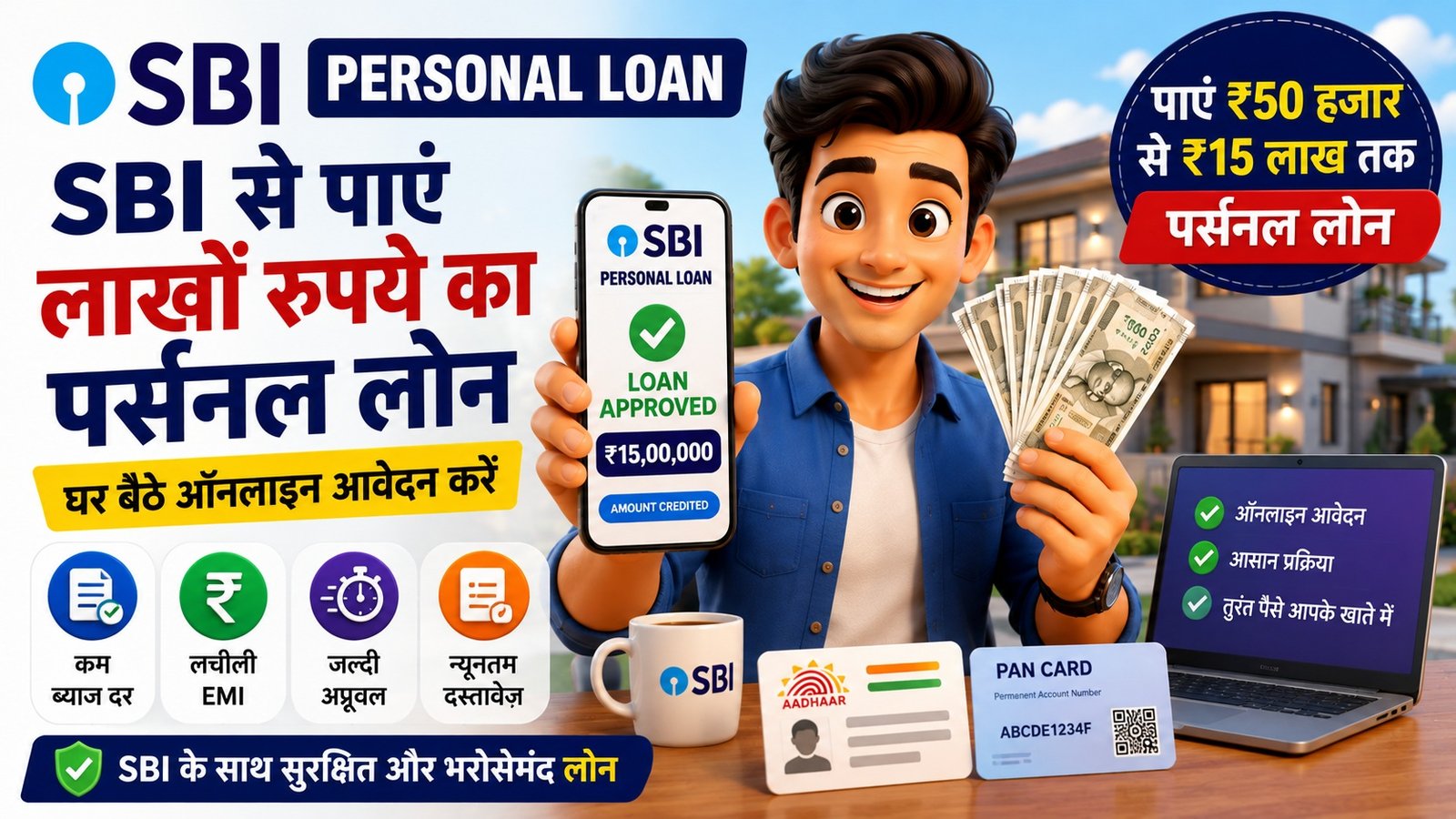 SBI Personal Loan Kaise Le: घर बैठे Online पाएं लाखों रुपये का Loan, जानिए Eligibility और Apply Process